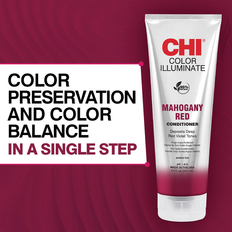 CHI Color Illuminate Conditioner - Mahogany Red