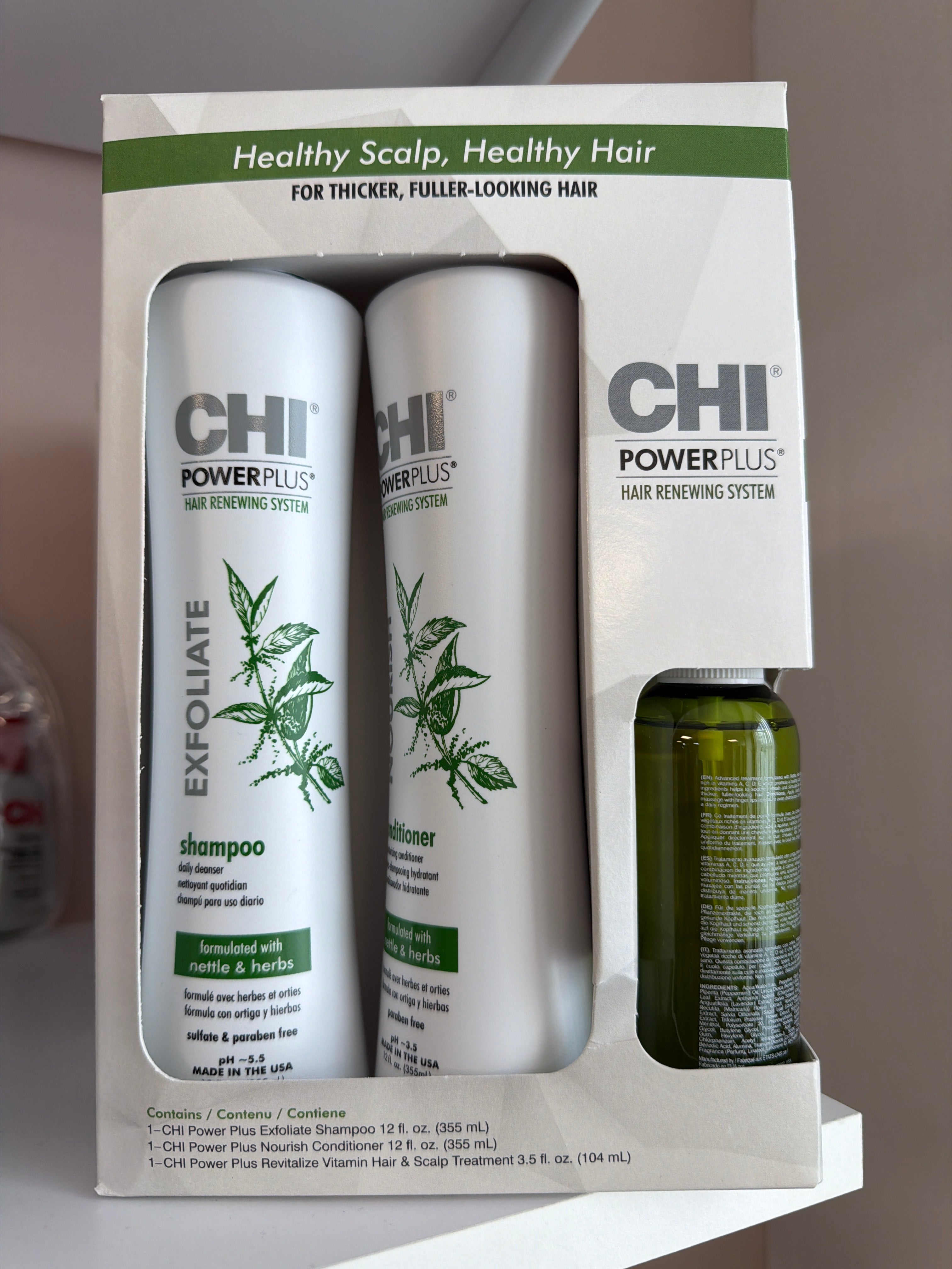 CHI Power Plus Hair Renewing System Starter Set