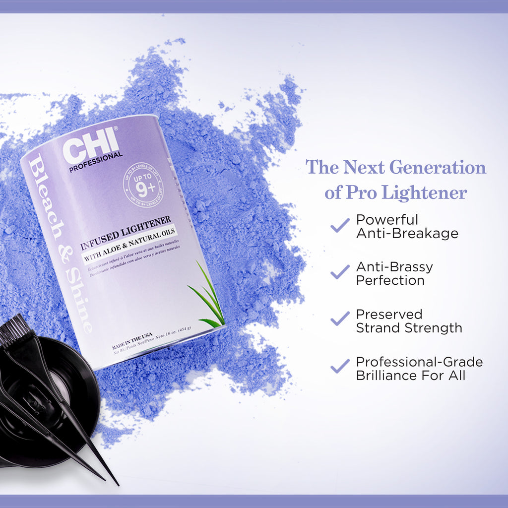 Bleach & Shine Lightener  Infused Lightener with Aloe & Natural Oils