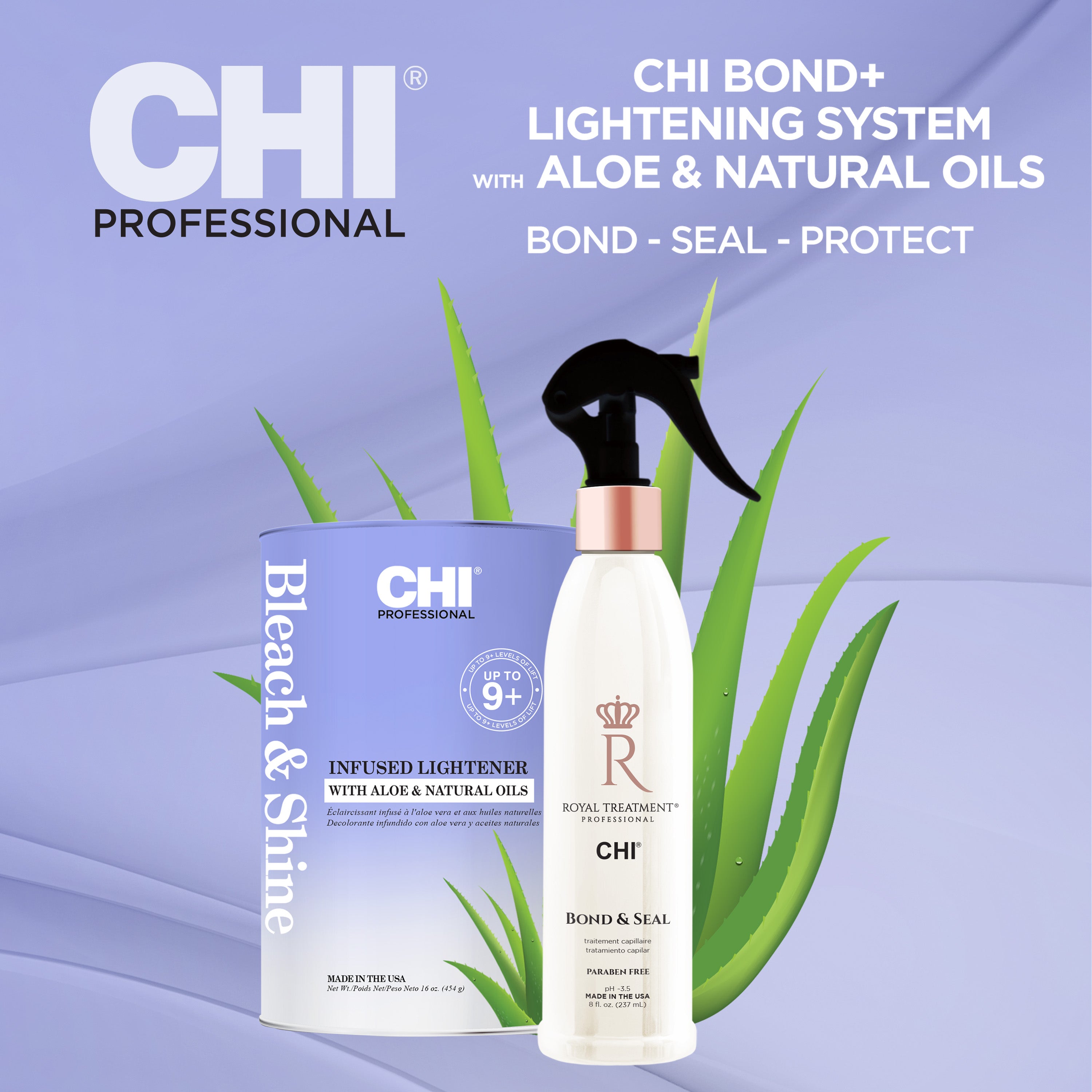 Bleach & Shine Lightener  Infused Lightener with Aloe & Natural Oils