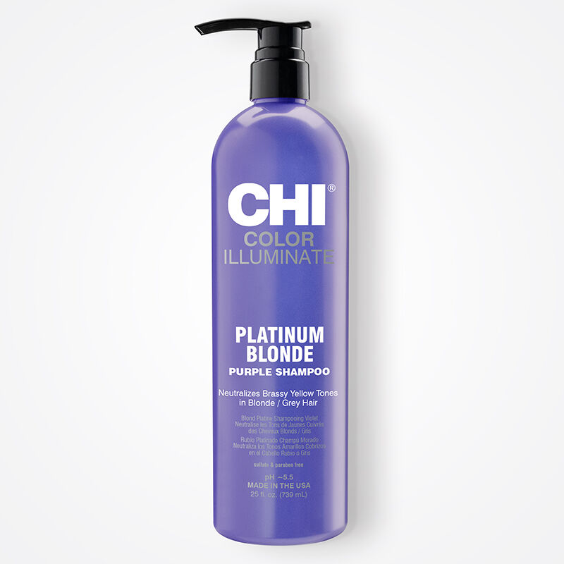 CHI Color Illuminate Platinum Blonde Purple Shampoo