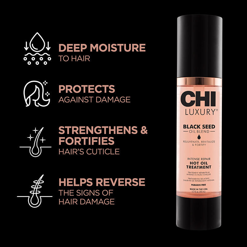 Luxury Black Seed Oil Blend Intense Repair Hot Oil Treatment