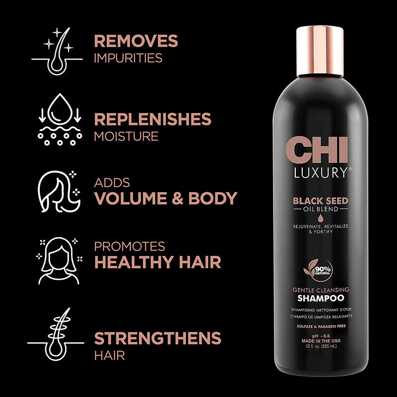 Luxury Black Seed Oil Blend Gentle Cleansing Shampoo